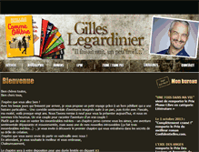 Tablet Screenshot of gilles-legardinier.com